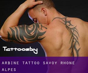 Arbine tattoo (Savoy, Rhône-Alpes)