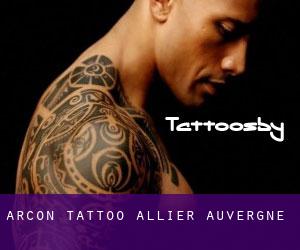 Arcon tattoo (Allier, Auvergne)