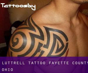 Luttrell tattoo (Fayette County, Ohio)